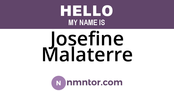 Josefine Malaterre