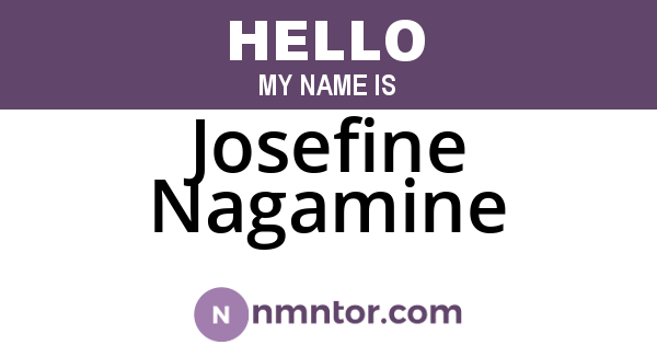 Josefine Nagamine