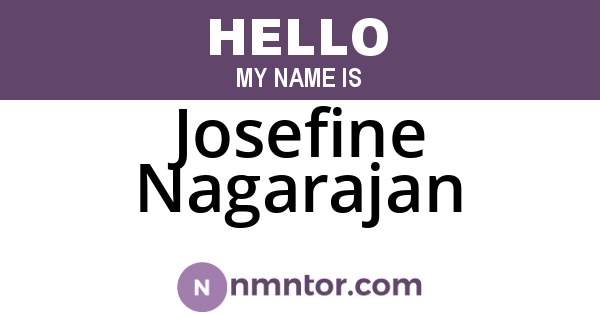 Josefine Nagarajan