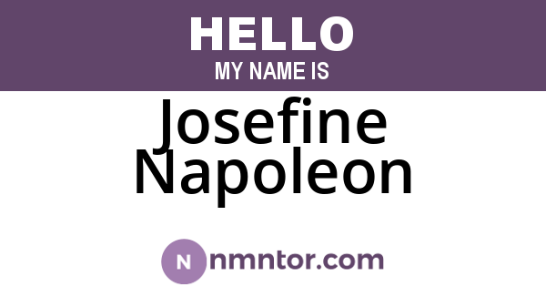 Josefine Napoleon