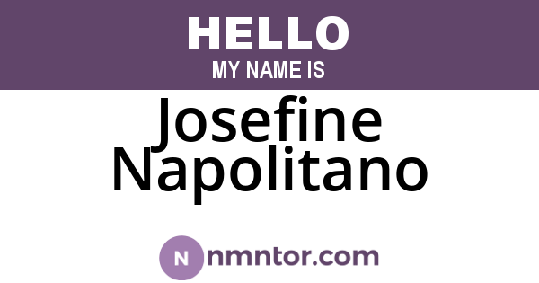 Josefine Napolitano