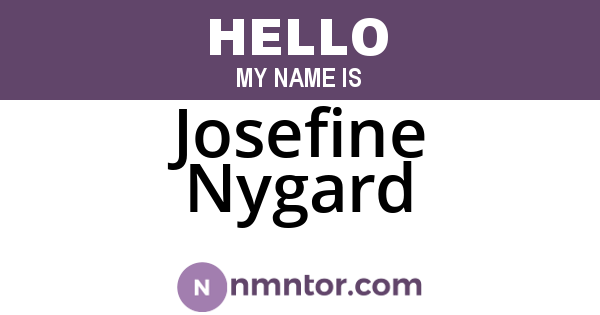 Josefine Nygard