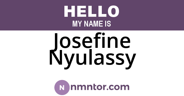 Josefine Nyulassy