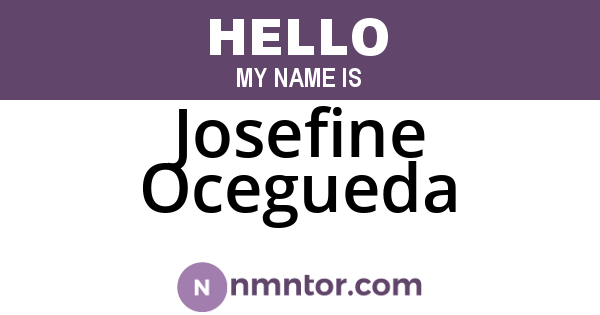 Josefine Ocegueda