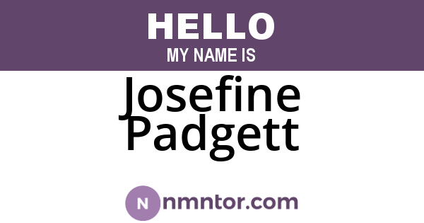 Josefine Padgett