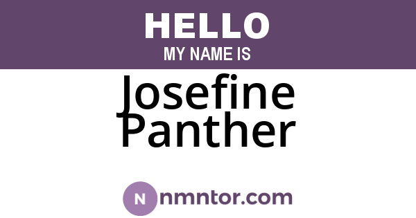 Josefine Panther
