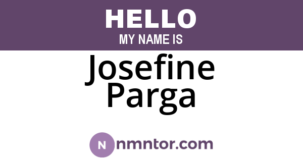 Josefine Parga