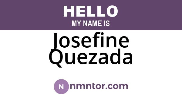 Josefine Quezada