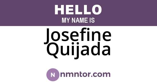 Josefine Quijada
