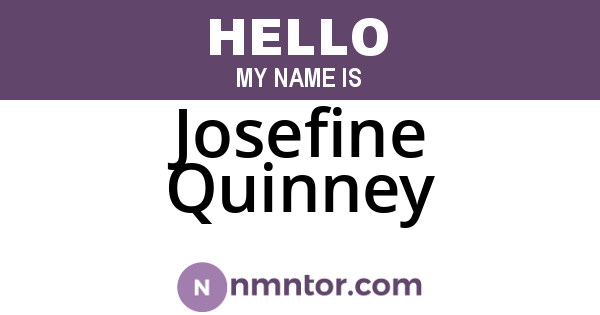 Josefine Quinney