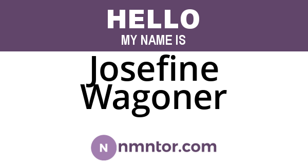 Josefine Wagoner