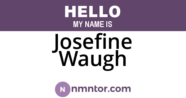 Josefine Waugh