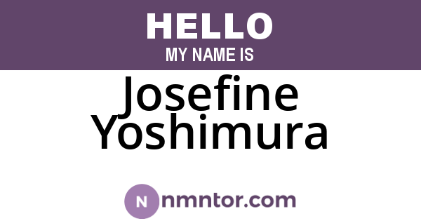 Josefine Yoshimura