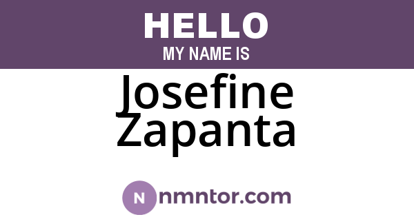 Josefine Zapanta