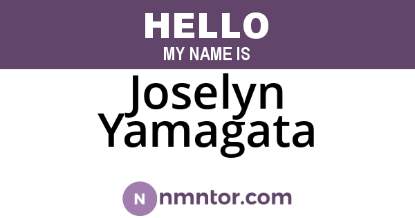 Joselyn Yamagata