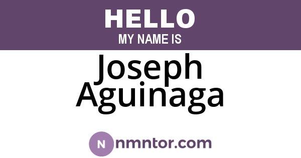 Joseph Aguinaga
