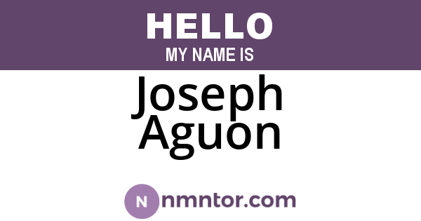 Joseph Aguon