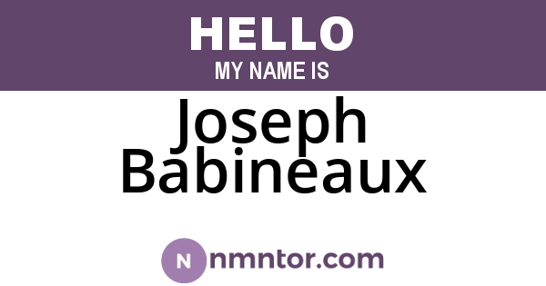 Joseph Babineaux