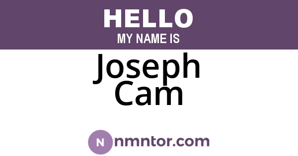Joseph Cam