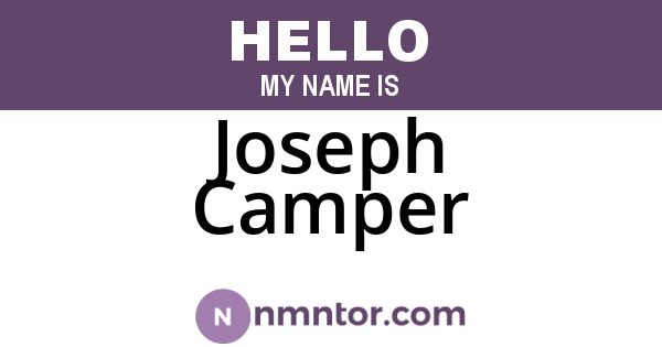 Joseph Camper