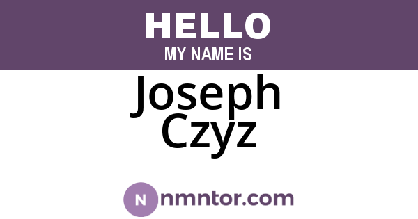 Joseph Czyz