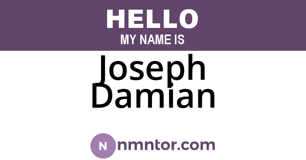 Joseph Damian