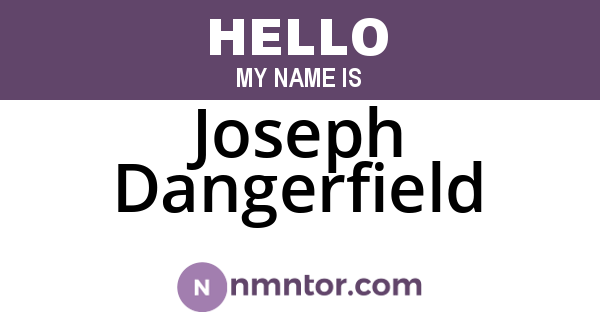 Joseph Dangerfield