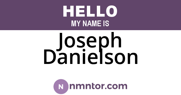 Joseph Danielson