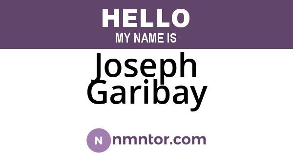 Joseph Garibay