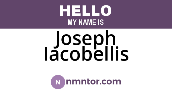 Joseph Iacobellis