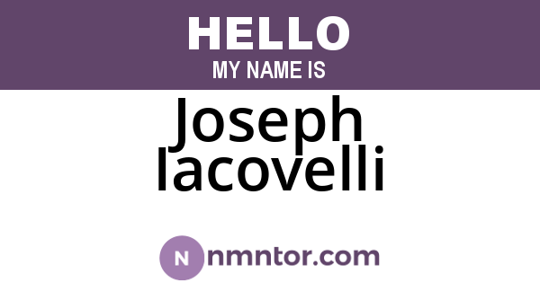 Joseph Iacovelli