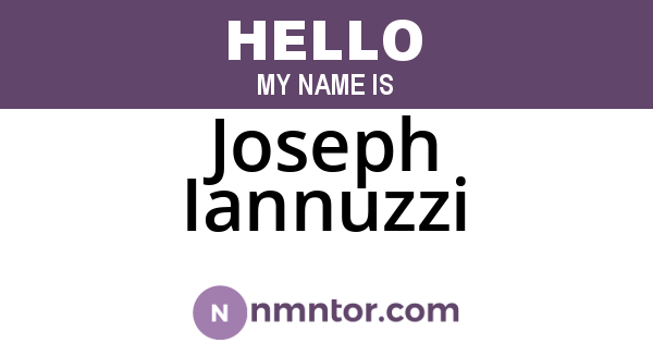 Joseph Iannuzzi