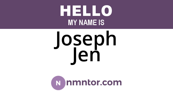 Joseph Jen