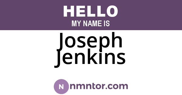 Joseph Jenkins