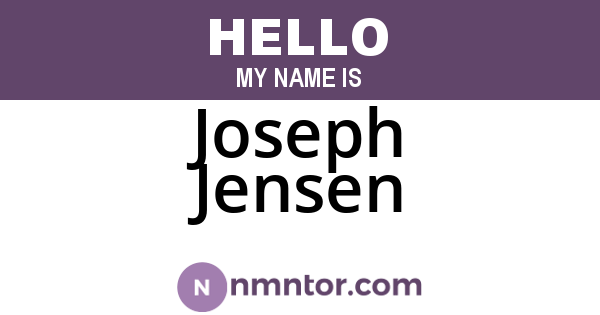 Joseph Jensen