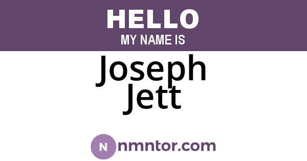 Joseph Jett