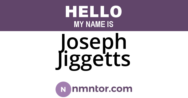 Joseph Jiggetts