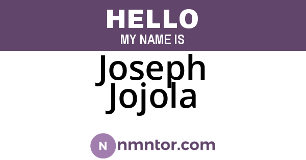 Joseph Jojola
