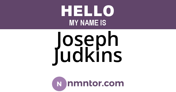 Joseph Judkins
