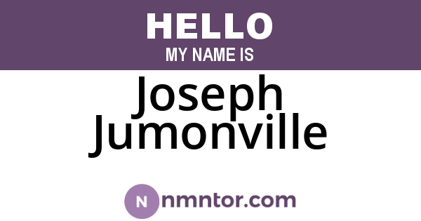 Joseph Jumonville