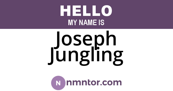 Joseph Jungling