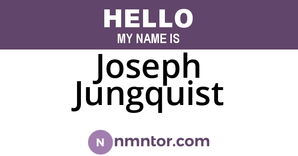 Joseph Jungquist