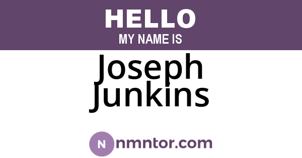 Joseph Junkins