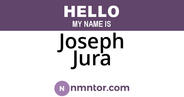 Joseph Jura