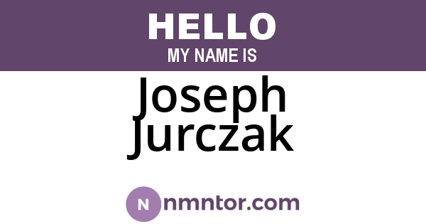 Joseph Jurczak