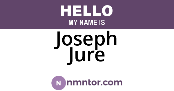 Joseph Jure