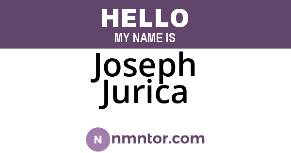 Joseph Jurica
