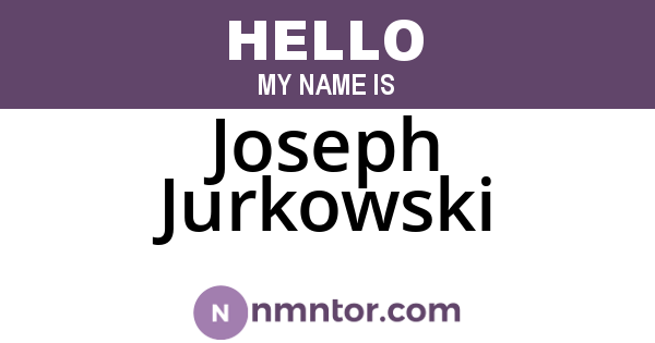 Joseph Jurkowski