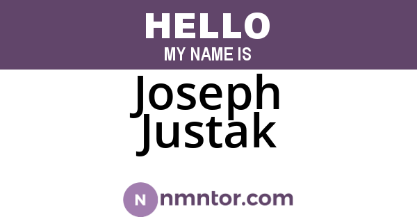 Joseph Justak