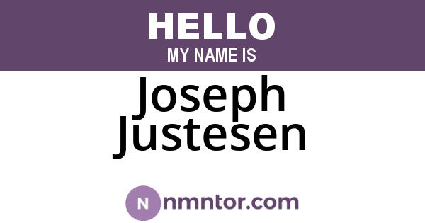 Joseph Justesen